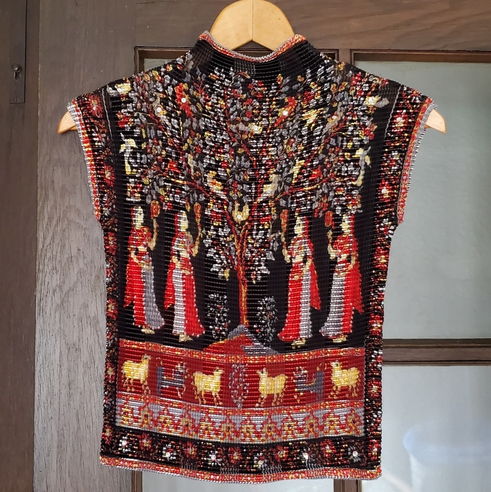 Vintage stretchy 90s popcorn t shirt XS-M